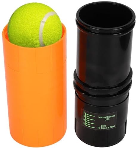 Yiohejy Tenniskugel Druck, Speicherdose für Tennisball, Druckbehalten reparierender Speicher Can Container Sportzubehör, hält Bälle frisch, konserviert und stellt den neuen Ball Bounce Wieder her