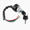 Interruptor de encendido, Universal Car Motorcycle 6-Wire in 9 pin plug Interruptor de encendido 3 posiciones 2 llaves