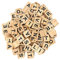 Holz Buchstabe Fliesen, 100 Stück Buchstaben Block für Wandkunst DIY Handwerk Bekleben