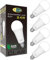 CLAR – Bombillas LED E27 24W Luz Fría 6500K, Luz Blanca Potente, Larga Duración y Bajo Consumo (Pack de 4)