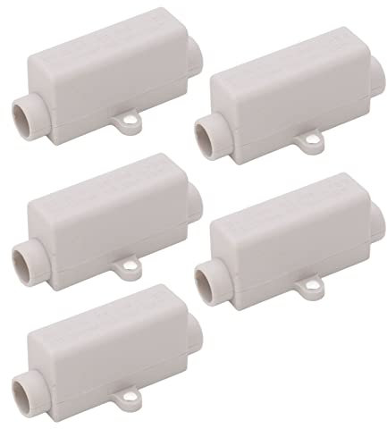Terminal Block High Power Wire Cable Connector, 2.5-16mm² 5 Pieces Self-Extinguishing High Power Wire Cable Connector for Switch Wiring