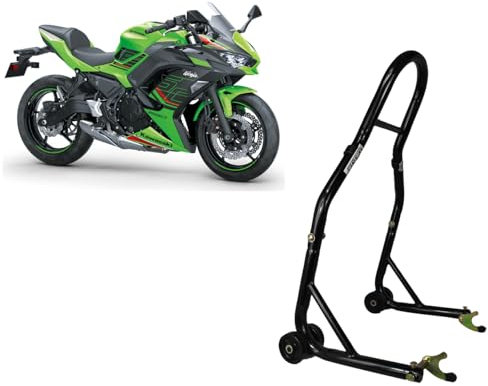 Cavalletto alza moto per sollevare alzare la ruota dietro alzamoto posteriore con forchette V compatibili con KAWASAKI NINJA 650 1000 di tutti gli anni per nottolini