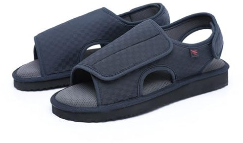 FebTzadik Open Toe Diabetic Sandals for Men & Women | Widened Feet Arthritis Shoes | Edema Shoes with Adjustable Straps | Comfortable & Stylish for Swollen Feet