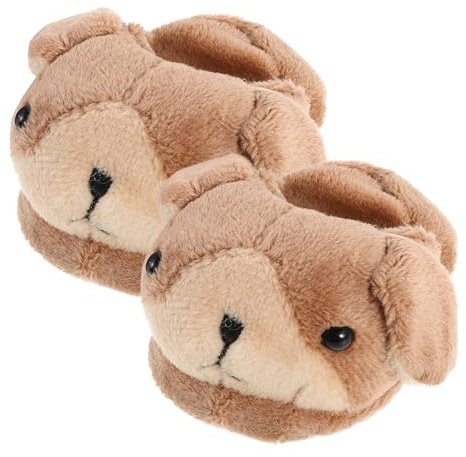Puppenschuhe 1 Paar aus Plüsch für 45-cm Puppen, Winterlich Kuschelig