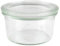 Weck Sturzform 165 ml 12er Karton (Gläser in Sturzform flach, optimal für Nachspeißen, mit 60 mm RR-Deckel) 6658