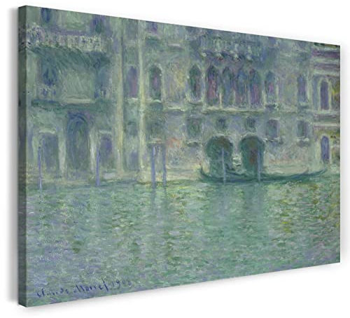 Printed Paintings Leinwand (60x40cm): Claude Monet - Palazzo da Mula, Venedig (1908)