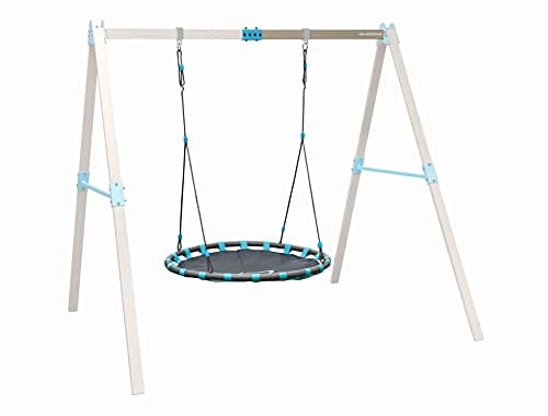 HUDORA Vario Schaukel Ergänzungsmodul Nest - Outdoor-Nestschaukel mit höhenverstellbaren Schaukelseilen für bis zu 120kg - Spielgerät mit optionaler Erweiterung für Kinder & Erwachsene
