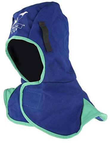 Welding Helmet Protective Hood Welder Head Cover Flame Retardant Hood Dark Blue