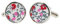 Boutons de Manchette Liberty Rose - Boutons de Manchette Homme à Fleurs - Mariage champetre Fleuri