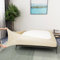 Boxspring-Abdeckung, King-Size-Größe, Jersey-Strick und dehnbar, 4 Seiten, Bettrock für Hotel und Zuhause, King-Size, Beige