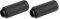 sourcing map Male to Female Extender Fitting Black G1/4 x 40mm for Water Cooling System Pack of 2
