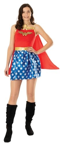 Rubie's Official DC Justice League Movie Wonder Woman Adult Costume, Superhero Fancy Dress, Size Small UK 8-10 Halloween