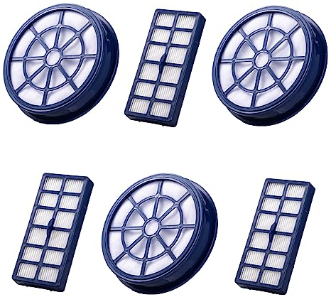 PURexpert Kit di filtri di ricambio riutilizzabili e lavabili per cilindri senza sacco Hoover Breeze Series (alternativa al pre-motore e al kit filtro di scarico HOOVER U81) (confezione da 3)