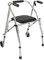Walker, zusammenklappbarer Walker-Rahmen, verstellbare, leichte, zusammenklappbare Rollator-Gehhilfe für die Mobilität älterer Menschen mit Behinderungen zum Sitzen und Stehen It's so kind of you