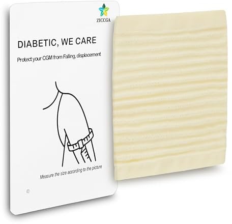 Sensor Cover Armband for Freestyle Libre 2 3, Diabetic Adhesive Patch Protector Compatible with Omnipod G5 Dexcom G6 G7 (Work for all Diabetic CGM)