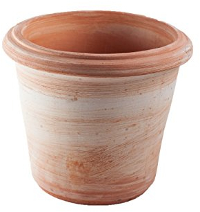 Pots de Fleurs en Terre Cuite Italienne - Grandes Variantes - Absolument résistant au Gel (Liscia, 30 cm)