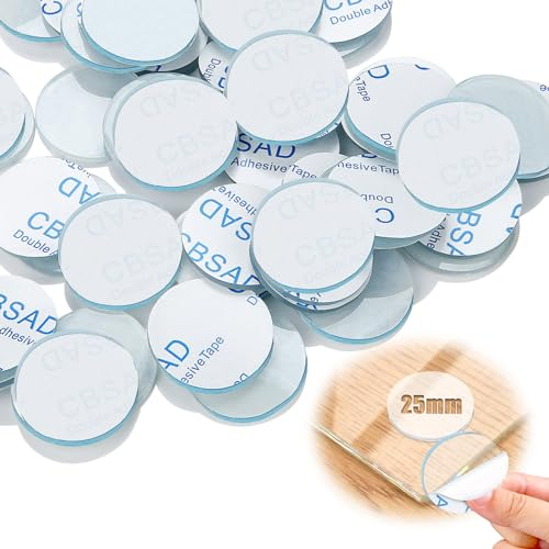 Mbsomnus Gumminoppen für Glasplatten 25mm Elastikpuffer Transparent 50 Stück Gummipuffer Transparent Selbstklebend Schutzpuffer Abstandshalter Rund für Glasplatte Tisch Schrank