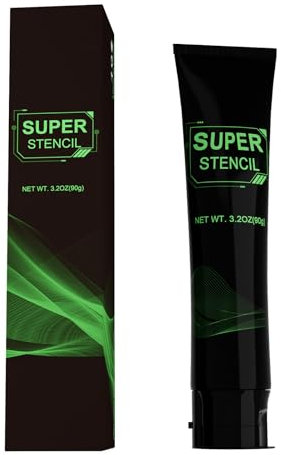 EZ Tattoo Transfer Gel - 90g Milde Hautfreundlichkeit stencil stuff, Tattoo Schablone Gel, Tattoo Pflege Transfer Creme für Transfer Sticker Papier Tattoo Zubehör