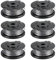 CDIYTOOL F016800569 Lot de 6 bobines de débroussailleuse compatibles avec Bosch ART 23 SL 26 SL, EasyGrassCut 18, 23, 26, 18-230, 18-260, 1,65 mm, 4,9 m