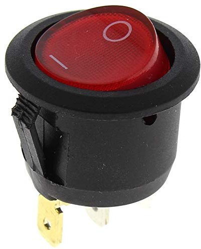 Interrupteur 3 cosses rouge pour Centrale vapeur Polti