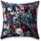 Hengjiang Weich Plüsch Kissen Floral Flower Rose Zitrone Orange Plant Leaf Druck 18 x 18/45 x 45 cm Überwurf Weich Plüsch Kissen für Home Sofa Bett Deko, Polyester, 11, 45 cm*45 cm
