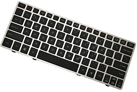B Baosity Clavier pour HP Elitebook 2560 2560p 2570 2570P Clavier d'ordinateur Portable Rechange Mise en Page de Version US