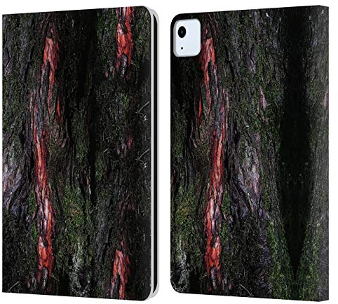 Head Case Designs Offizielle PLdesign Moosige Holz Rinde Holz Und Rost Drucke Leder-Wallet-Hülle Kompatibel mit Apple iPad Air 11 2020/2022/2024