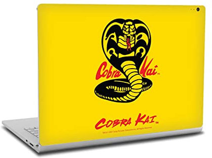 Head Case Designs Offizielle Cobra Kai Logo Ikonisch Matte Vinyl Haut Aufkleber Abziehbild Abdeckung kompatibel mit Microsoft Surface Book 2