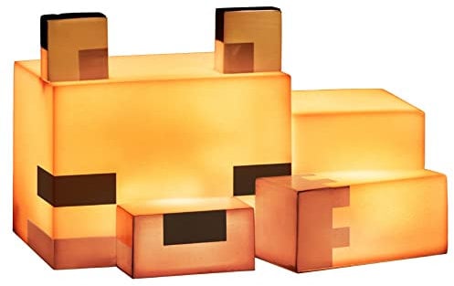 Minecraft Fox Night Light - Officially Licensed Cute Lamp, Gifts for Boys and Girls, Gaming Room Accessories and Décor for Kids Bedroom | Paladone