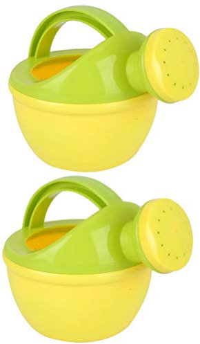 Toddmomy 2 Stücke Kinder Gießkanne Wasser Spielzeug Strand Sand Spielzeug Badewanne Spielzeug Sprühkessel- Größe L (Zufällige Farbe)