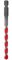 fischer 561644 D-U Hex Universal Drill Bit, 6.5mm, 6.5/60/100, for Brick/Wood/Tiles/Plastics/Steel/Concrete, Red/Silver