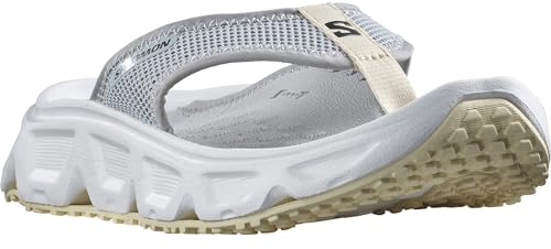 Salomon Reelax Break 6.0 Damen Flipflop,Gepolsterte Stabilität,Nahtloser Fußhalt,Pearl Blue,41 ⅓