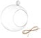 PATIKIL Round Globe Terrarium Air Plant Planter, 4.8 Inch High Borosilicate Glass Hanging Decorations for Succulent, Tillandsia, Clear