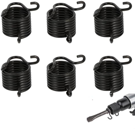 6 Pcs Pneumatic Shovel Fittings Air Chisel Accessories Retainer Pneumatic Chisel Universal Spring Attachments