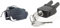 Racktime Unisex – Erwachsene Odin Fahrradtasche, schwarz, 13 L + 10 L & KlickFix 0209RS Unisex-Adult Steckschloss Zubehör, schwarz, Einheitsgröße