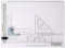 Badiman Tablero de Dibujo A3, Tablero de Dibujo Arquitectónico Gráfico con Regla Transparente Paralela