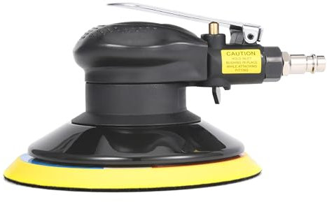 Ponceuse excentrique pneumatique industrielle 150mm, 12000 tr/min, Ponceuse pneumatique haute performance Polisseuse pneumatique pour voiture Bois
