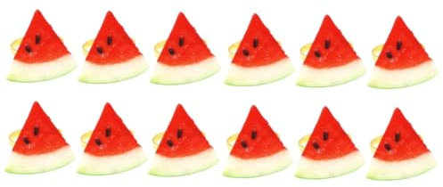 Beatifufu 12 STK Wassermelonen-serviettenschnalle Rotes Dekor Eingangsbereich Osterdeko Strandringe Serviettenringe Für Die Hochzeit Serviettenring Halter Roter Ring
