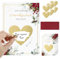 GEBETTER 6* Weihnachten Rubbelkarten selbst beschriften + 6* Umschlag Gutschein Karte zum selber gestalten Rubbellos selber machen Wunschgutschein für eigenen Text ausdrucken Geschenk zum Geburtstag
