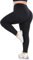 Somdiffy Leggings Damen Große Größen High Waist Yoga Leggins Damen Blickdicht Sporthose Plus Size Sportleggins für Yoga Fitness Gym