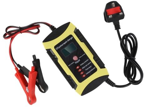 SEWOART 12v Automotive Battery Charger Lcd Display Smart Uk Plug Car Battery Charger for Car Truck Maintainer