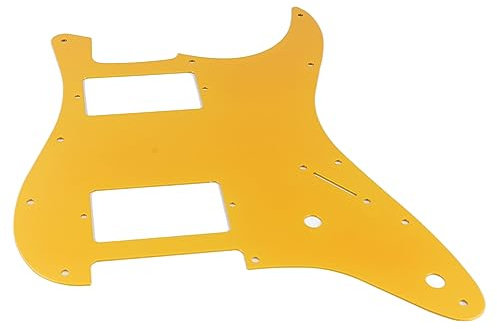 E -Gitarren -Pickguard Aluminium Oy 2 Scratch Plate Stylish Bronze H für Thetic und Ion (SILVER) (BLACK) (GOLD) (Orangegold)