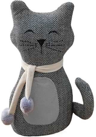 Door Swing Ornament, Easy to Carry, 1 Piece, Cute Bow Tie Decorative Animal Door Holder, Cat Doors Stopper, Anti-Slip Base, for Apartment, Bedroom, Home, Dormitory