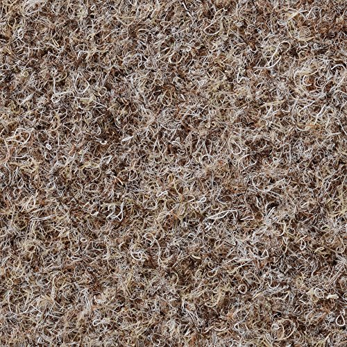 BODENMEISTER BM73501 Teppichboden Nadelfilz Nadelvlies Meterware Objekt beige braun 200 cm und 400 cm breit, verschiedene Längen, Variante: 13 x 4 m