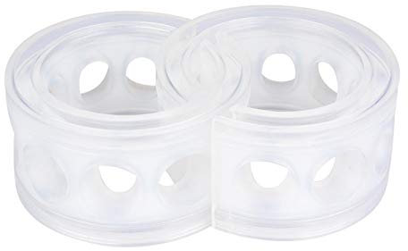 Amortiguador choque del coche, 2 piezas de coches Amortiguador tope de resorte, parachoques Cojín TPE Transparente(B+)