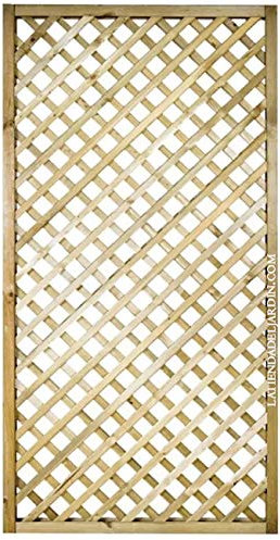 Suinga - Panneau DE CLAIE Droit 45x180 CM, carrés de 4 cm. Hautement décoratif, atteignant l'occultation ou la délimitation souhaitée dans Votre Jardin, terrasse, etc.