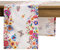 Maison d' Hermine Tischläufer, 100% Baumwolle, dekorative, waschbare Ostertischdecke für Zuhause, Küche, Esszimmer, Cocktailpartys – fröhliche Blumen – Hochsommer – Frühling/Sommer (50 cm x 150 cm)