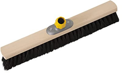 Novaliv Cepillo de crin de 80 cm, escoba sin mango, cerdas suaves I escoba para polvo fino