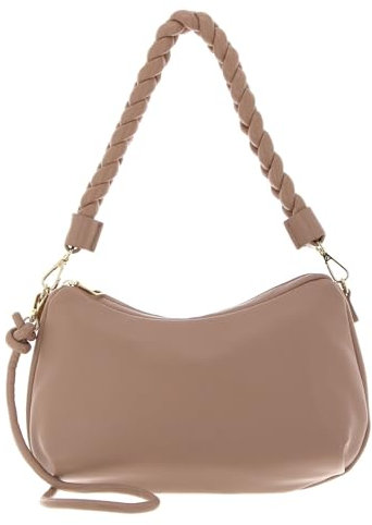 Seidenfelt Ikast Hobo - Umhängetasche 31 cm beige/gold
