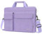 MOSISO 16 Pollici Borsa Tracolla Laptop,15-15,6 Pollici Custodia PC Compatibile con MacBook Air 15 M4 M3 M2/Pro 16 M4 M3 M2 M1 con 2 Raised&1 Flapover&1 Tasca Orizzontale&Manico&Belt, Viola